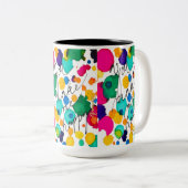 あなたは私を幸せなコーヒーマグにする ツートーンマグカップ (正面右)