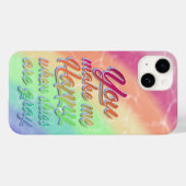 あなたは私を幸せにする時は空が灰色 |レインボー Case-Mate iPhoneケース (裏面 (横))