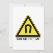 あなたは私を引き付ける招待状 招待状 (正面)