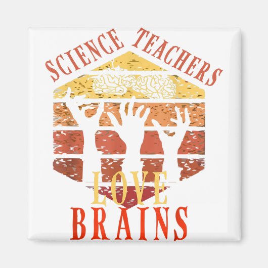 あなたは私を怖がらせおもしろい先生ハロウィン マグネット (正面)