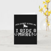 あなたは私を怖がらせない カード (黄色い花)