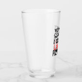 あなたは私を怖がらせる私は女性サッカーをコーチする タンブラーグラス (右)