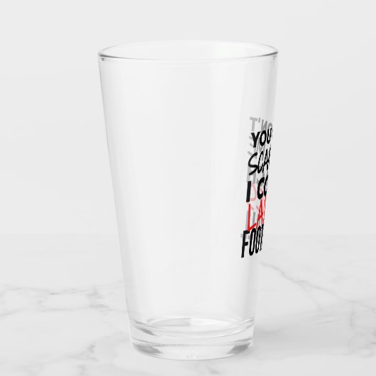 あなたは私を怖がらせる私は女性サッカーをコーチする タンブラーグラス (右)