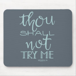 あなたは私を手描きのタイポグラフィ裁判にかけません マウスパッド