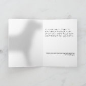 あなたは私を案内してくれた。 カード (内部)