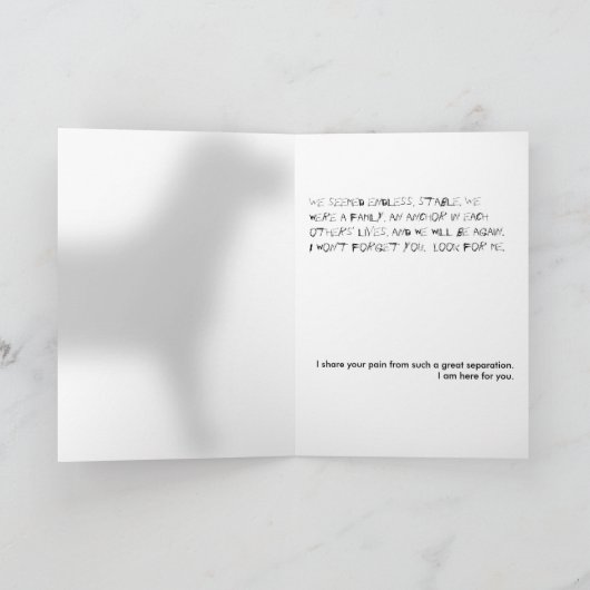 あなたは私を案内してくれた。 カード (内部)