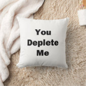 あなたは私を消耗させる クッション (ブランケット)