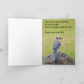 あなたは私を無視してくれてありがとう サンキューカード (内部)