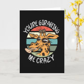 あなたは私を熱狂する叱る カード (黄色い花)