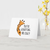 あなたは私を熱狂する叱る カード (黄色い花)