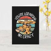 あなたは私を熱狂する叱る カード (黄色い花)