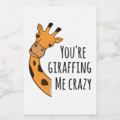 あなたは私を熱狂する叱る フードラベル (シングルラベル)