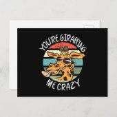 あなたは私を熱狂する叱る ポストカード (正面/裏面)