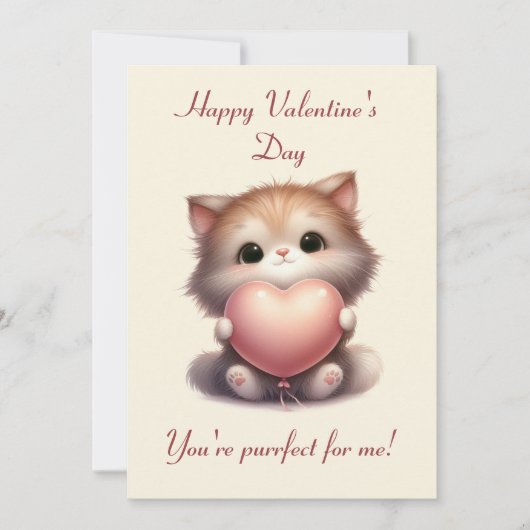 あなたは私を狙え！バレンタインのグリーティングカード 招待状 (正面)