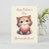 あなたは私を狙え！バレンタインのグリーティングカード 招待状 (スタンド正面)