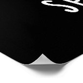 あなたは私を真剣に猫パおもしろいンダークBG ポスター (角)