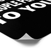 あなたは私を社交的な人間に見えますか？面白い ポスター (角)