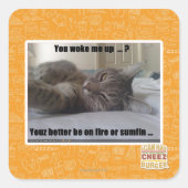 あなたは私を起こしてくれた スクエアシール (正面)