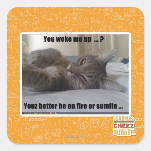 あなたは私を起こしてくれた スクエアシール (正面)