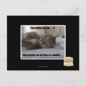 あなたは私を起こしてくれた ポストカード (正面)