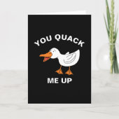 あなたは私を農業アヒルおもしろいパンをクック カード (正面)