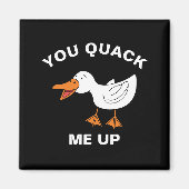 あなたは私を農業アヒルおもしろいパンをクック マグネット (正面)