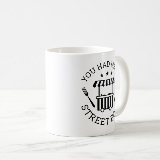 あなたは私を通り食べた コーヒーマグカップ (正面右)