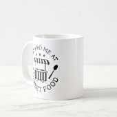 あなたは私を通り食べた コーヒーマグカップ (正面左)