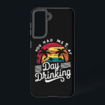 あなたは私を飲んで昼におもしろいレトロビーチ SAMSUNG GALAXY S21ケース<br><div class="desc">あなたは私を飲んで昼間におもしろいレトロビーチ夏の贈り物を持っていた</div>