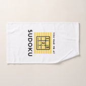 あなたは私をsudokuで飼ってくれた ハンドタオル (ハンドタオル)