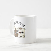 あなたは私トイレおもしろい紙ウンチパン コーヒーマグカップ (正面左)