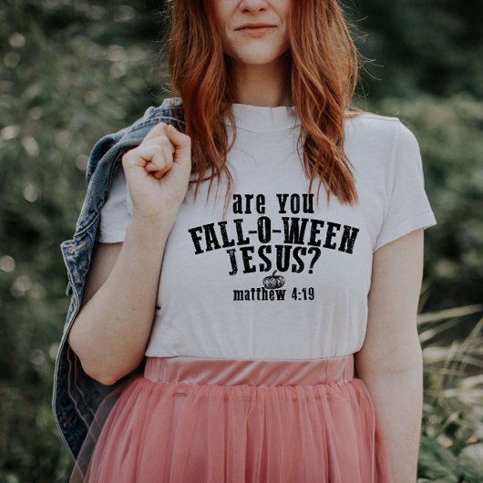あなたは秋のハロウィン・イエス・キリスト教徒 Tシャツ