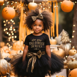 あなたは秋オウィーンイエスなの？クリスチャン・ハロウィーン Tシャツ