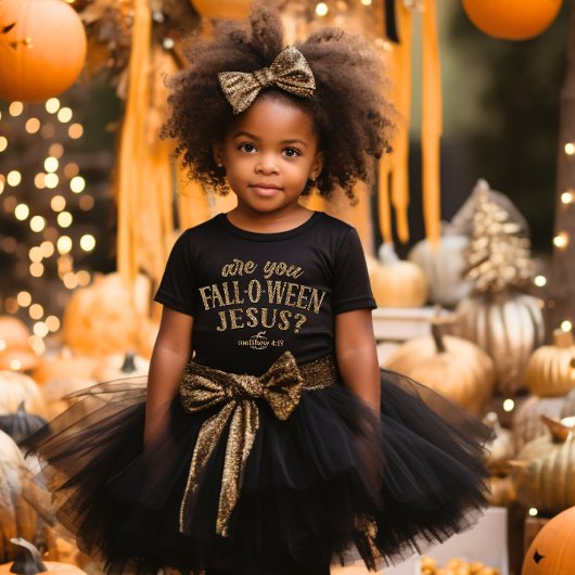 あなたは秋オウィーンイエスなの？クリスチャン・ハロウィーン Tシャツ