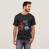 あなたは科学のパンおもしろいおたくを過剰反応する Tシャツ (正面フル)