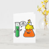 あなたは科学教師の私を過剰に反応させている カード (黄色い花)