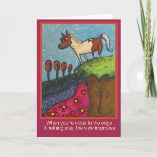 あなたは端の近くで…時 カード (正面)