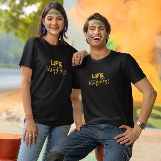 あなたは笑うと命が伸びる Tシャツ