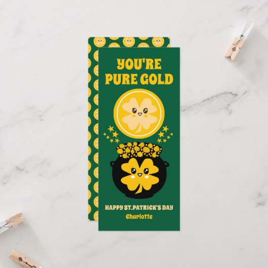 あなたは純粋な金ゴールドセントパトリックの日の金ゴールドポット (正面/裏面インサイチュ)