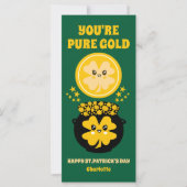 あなたは純粋な金ゴールドセントパトリックの日の金ゴールドポット (正面)