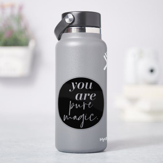 あなたは純粋な魔法ビニールシール シール (HydroFlask)