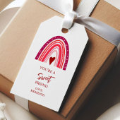 あなたは素敵な友達 バレンタイン ボヘミアンレインボー ギフトタグ