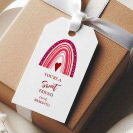 あなたは素敵な友達 バレンタイン ボヘミアンレインボー ギフトタグ