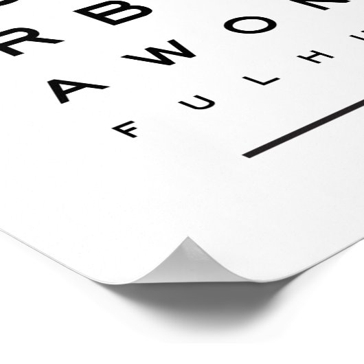 あなたは素敵な夫の目線をしてくれてありがとう ポスター (角)