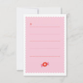 あなたは素敵な教室のバレンタイン 招待状 (裏面)