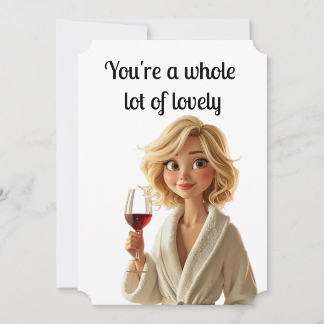 あなたは素敵な（ロマンチックな挨拶） (正面)