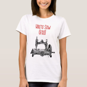 あなたは素晴らしいイラストレーションを縫って下さい Tシャツ