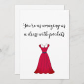 あなたは素晴らしいグリーティングカード シーズンカード (正面/裏面)