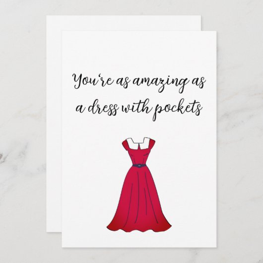 あなたは素晴らしいグリーティングカード シーズンカード (正面/裏面)