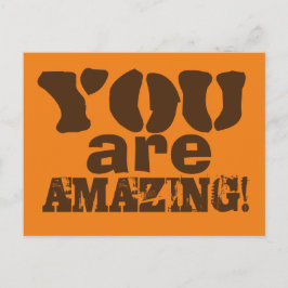 あなたは素晴らしいハガキ感動的だ ポストカード